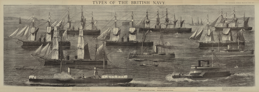 Types of the British Navy (engraving)