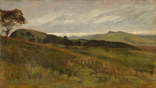 The Nine Nicks of Thirlwall (oil on panel)