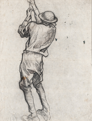 Working Soldier (Study for British Empire) (M1145), c.1925 (drawing)