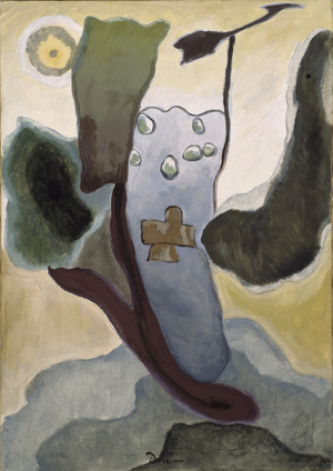 Cross and Weather Vane, 1935 (oil on canvas)