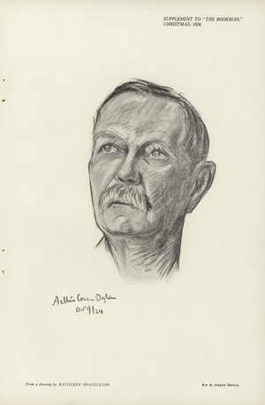 Portrait of Sir Arthur Conan Doyle (litho)