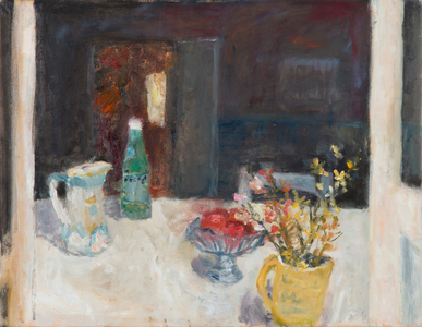 French Doors Open, the Studio, 2014 (oil on canvas)