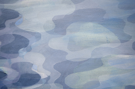Blue Adagio Detail II, 2016 (oil on wood)