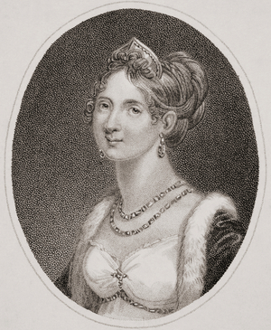Marie Louise, Empress of the French, Duchess of Parma, Piacenza and Guastalla, 1791-1847. Second wife of Napoleon I. Engraved by Heath.