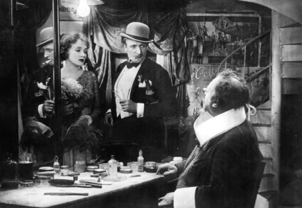 Marlene Dietrich Hans Albers and Emil Jannings in The Blue Angel, 1930 (b/w photo)