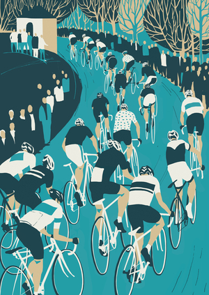 Fleche Wallonne, 2015 (screen print)