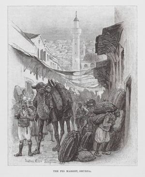 The Fig Market, Smyrna (engraving)
