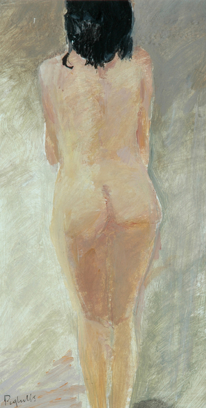 Nude, 1971 (acrylic on card)