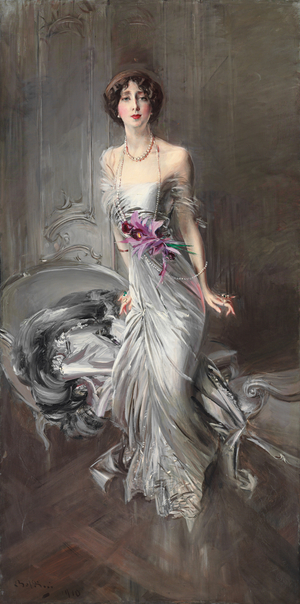 Portrait of Madame Eugene Doyen; Ritratto di Madame Eugene Doyen, 1910 (oil on canvas)