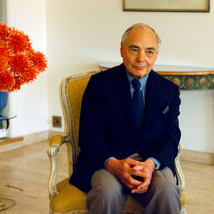 Portrait of Harry Oppenheimer in 1985 (photo)