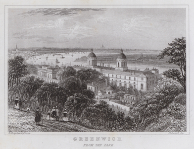 Greenwich, from the Park (engraving)