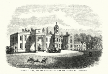 Eastwell Place, the Residence of the Duke and Duchess of Edinburgh (engraving)
