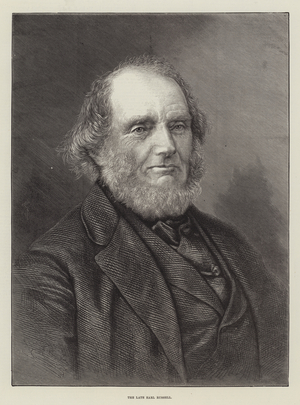 The late Earl Russell (engraving)