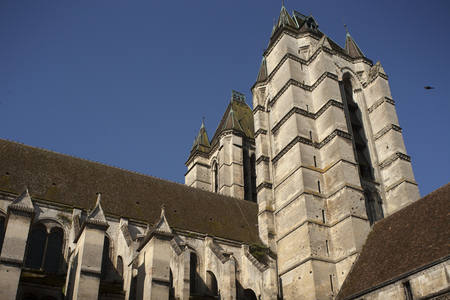 Cathedral (Cathédrale Notre-Dame). Exterior. North. The tower.