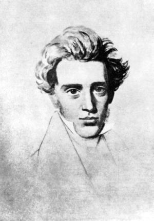 Soren Kierkegaard (b/w photo)