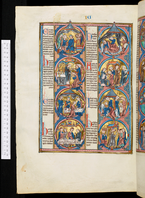 Bible moralisée, Part I., 1226 - 1275 (illumination)