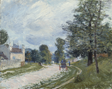 A Turn in the Road, 1873 (oil on canvas)