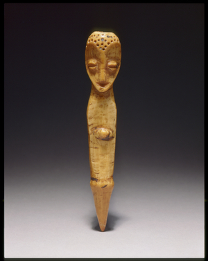 Head with stylized body (ivory)
