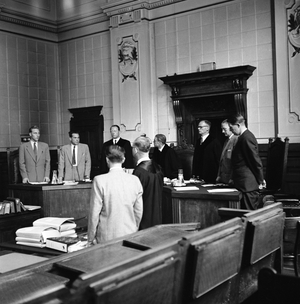 Oslo 31 May 1954. Here from the Court of Appeal in the old courthouse …, 1954 (photo)