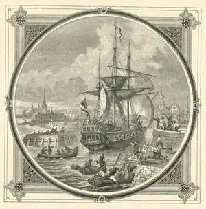 Grease the fat sow (engraving)