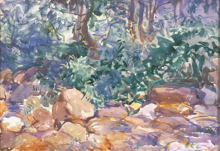 Near the Spring (w/c on paper)