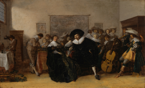 A Musical Company, 1632 (oil on panel)