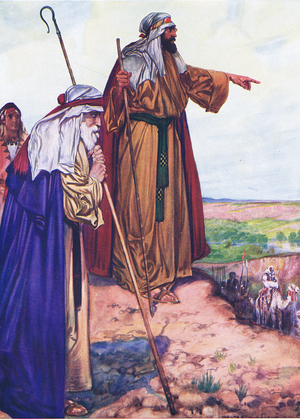 Lots choice, from The Bible Picture Book published by Thomas Nelson, c.1950 (colour litho)