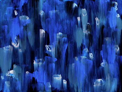 BLOB AND BLUR 3 , 2021 (Acrylic Mixed Media)