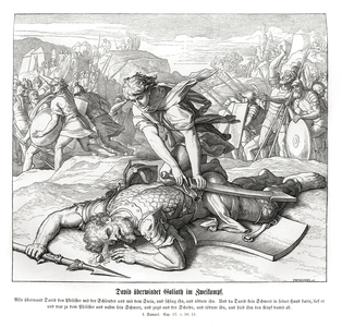 David defeats Goliath, 1 Samuel