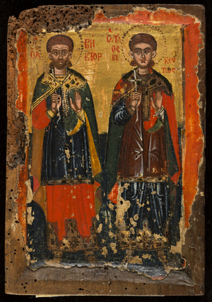 Saint Peter, Saint Vincent and Saint Victor, between 1500 and 1600 (tempera on wood)