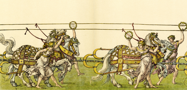 The triumphal chariot