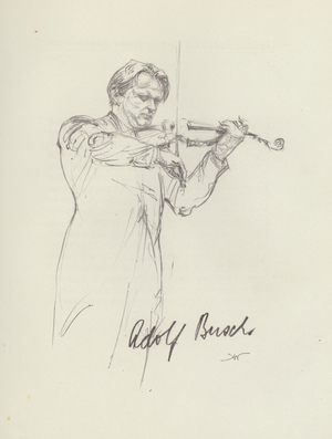 Adolf Busch (litho)