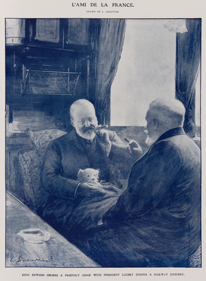 King Edward VII and President Loubet