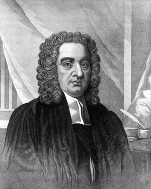 Jonathan Swift, English satirist and clergyman (engraving)
