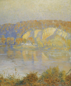 Quarry, Morning (oil on canvas)