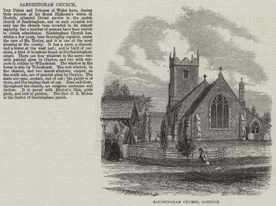 Sandringham Church, Norfolk (engraving)