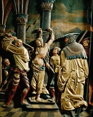 Martyrdom of Saint Agatha (limewood relief)