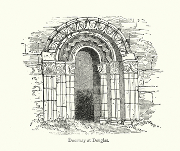 Doorway at Douglas (engraving)
