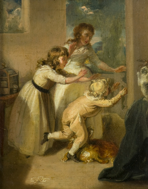 Death of a Bird, 18th century (oil on canvas)