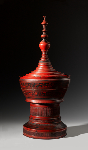 Stupa Box (Lacquer)