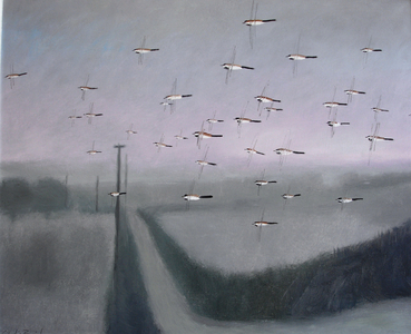 Flock, 2012 (oil on canvas)