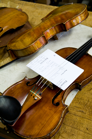 Broken violins