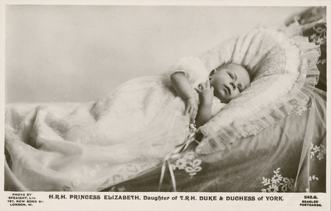 Princess Elizabeth, eldest daughter of the Duke and Duchess of York, 1926 (b/w photo)