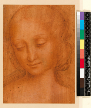 Head of a woman (chalk on paper)