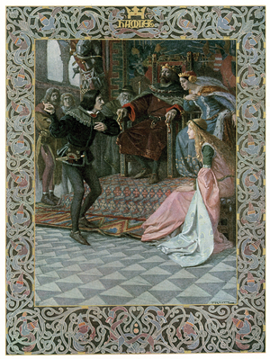 Hamlet (colour litho)