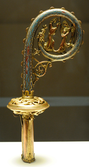 Crosier, Annunciation, c.1240, Limoges, Anonymous