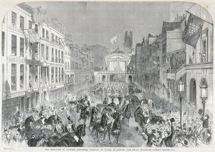 The City's welcome to Princess Alexandra, 1863