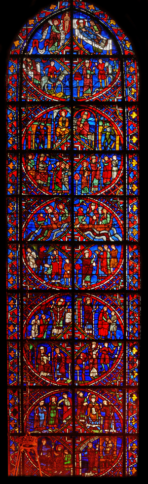 The St Germain window (w29b) (stained glass)