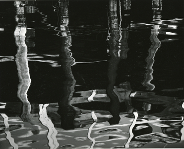 Reflections, Pier, 1971 (silver gelatin print)