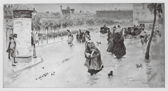Strassenleben (litho)